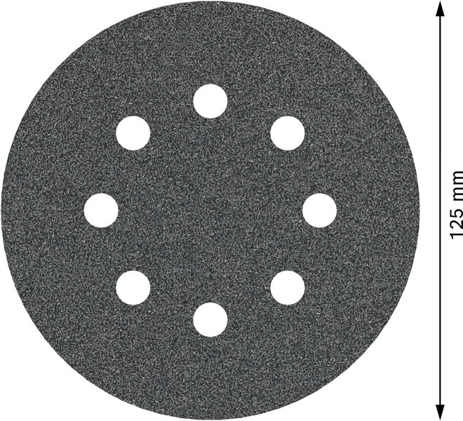 PRO F355 Schleifblatt, 125&nbsp;mm, 80, 5-tlg. Produktbild img5 L