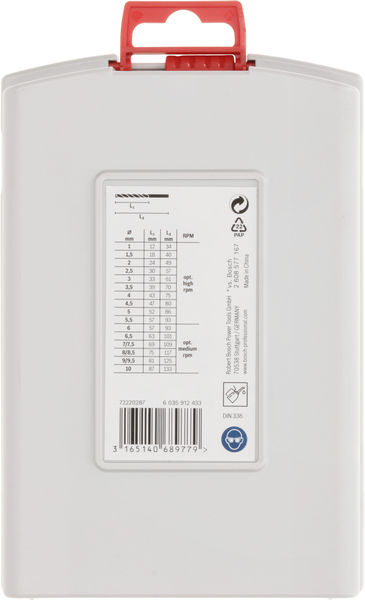 PRO Metal HSS-G Spiralbohrer Set, 19-tlg. Produktbild img4 L