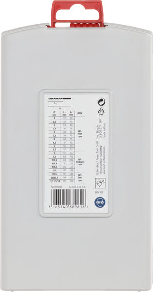 PRO Metal HSS-G Spiralbohrer Set, 25-tlg. Produktbild img4 L