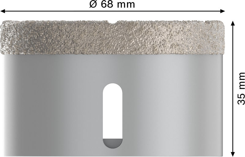 PRO Ceramic dry Trockenbohrkrone, 68&nbsp;x&nbsp;35&nbsp;mm, X-Lock Produktbild img5 L