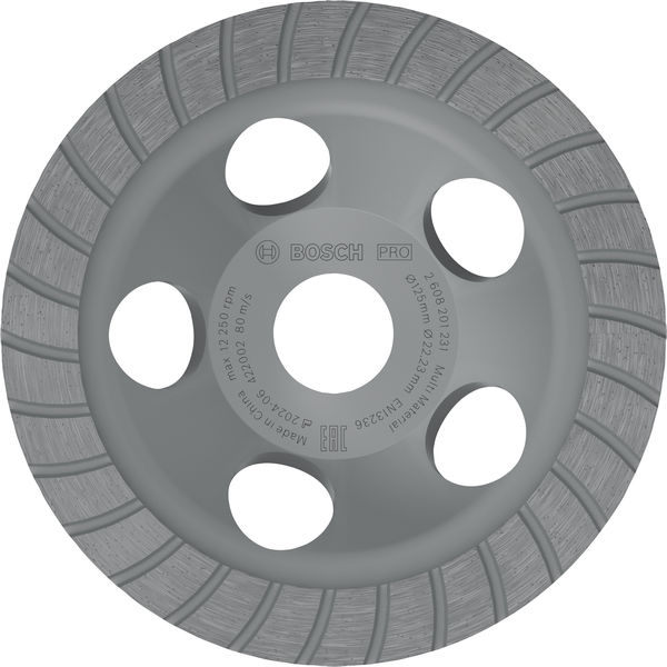 PRO&nbsp;Multi Material Topfscheibe, 5 x 125 x 22,23&nbsp;mm Produktbild img1 L