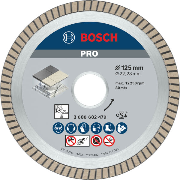 PRO Ceramic Diamanttrennscheibe, 125 x 22,23&nbsp;mm Produktbild img1 L