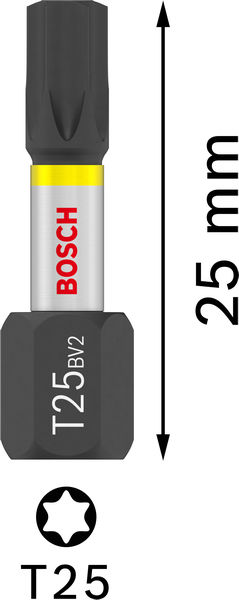 PRO Torx Impact Bit, T25, 25 mm, Display, 10 x 25-tlg Produktbild img4 L
