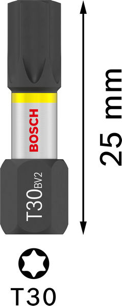PRO Torx Impact Bit, T30, 25 mm, Display, 10 x 25-tlg Produktbild img4 L