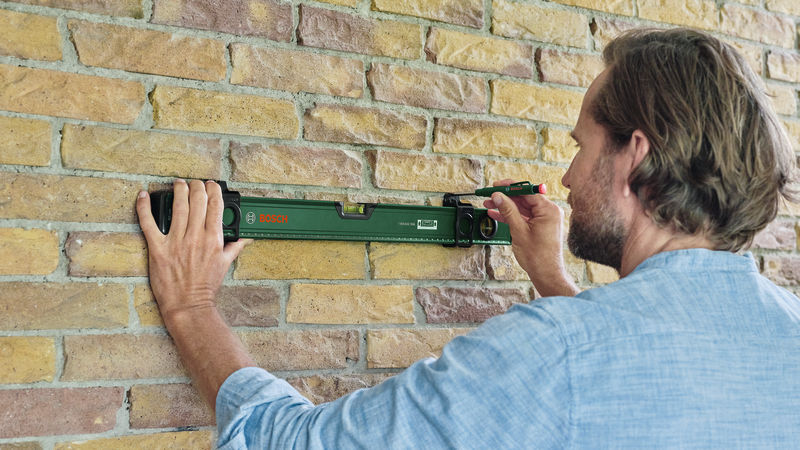 Handwerkzeuge Wasserwaage 60 cm + Markierungsschieber Produktbild img3 L