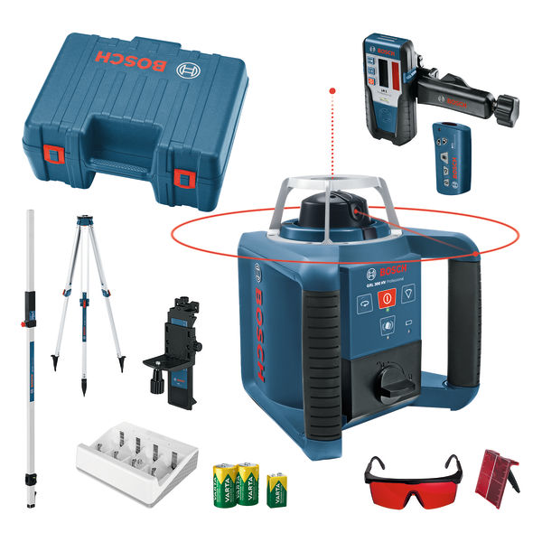 Rotationslaser GRL 300 HV im Handwerkerkoffer Produktbild img1 L
