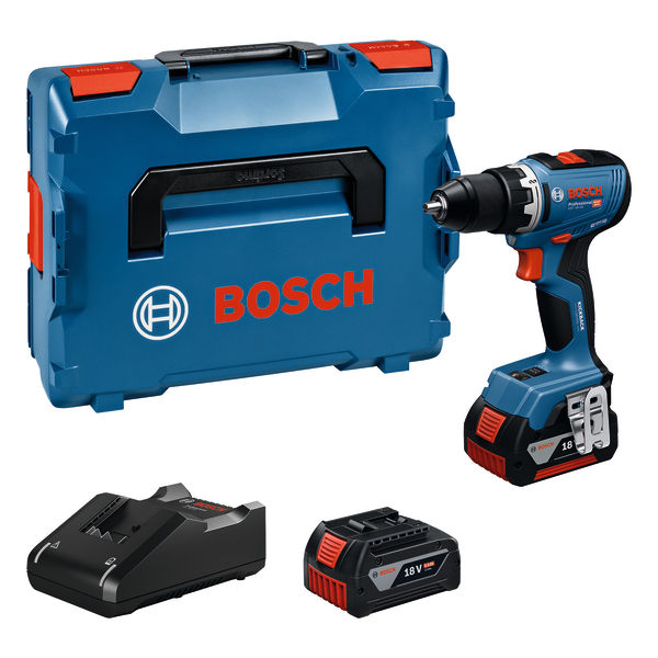 Akku-Bohrschrauber GSR 18V-65,  2 x Akku GBA 18V 5.0Ah, L-BOXX 136 Produktbild img1 L