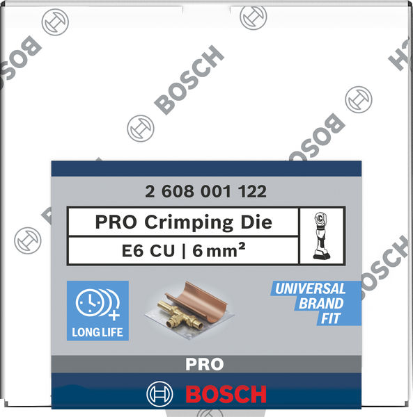 PRO Presseinsatz, E6 CU, 6 mm², Kupfere Produktbild img3 L