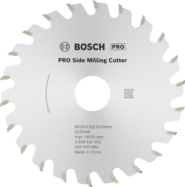 PRO Scheibenfräser, 105 x 20 x 2,8&nbsp;mm, 22 Zähne Produktbild img1 L