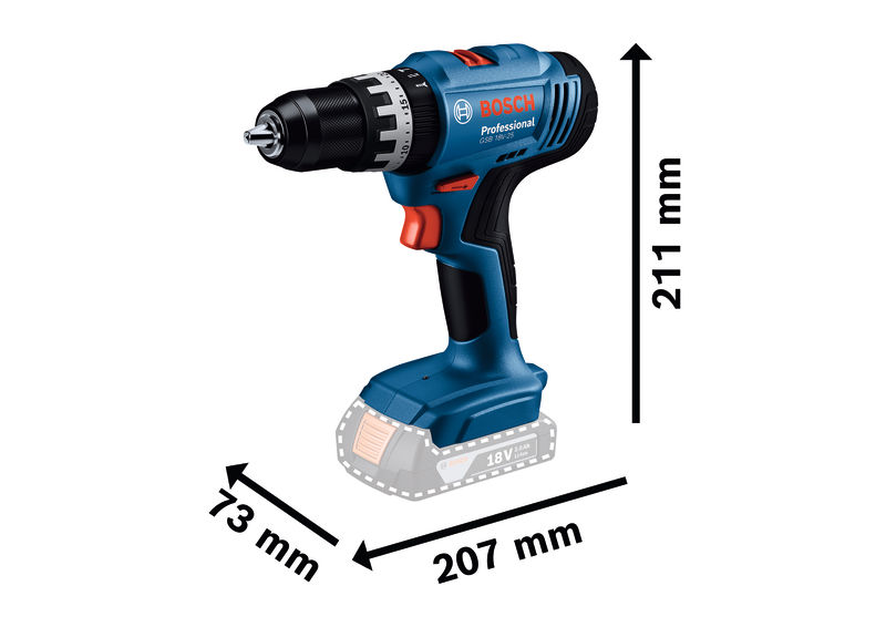 Combo Kit Set mit 3 18V-Werkzeugen: GSB + GBH + GWS + 2x GBA 4.0Ah + GAL18V-40 Produktbild img9 L