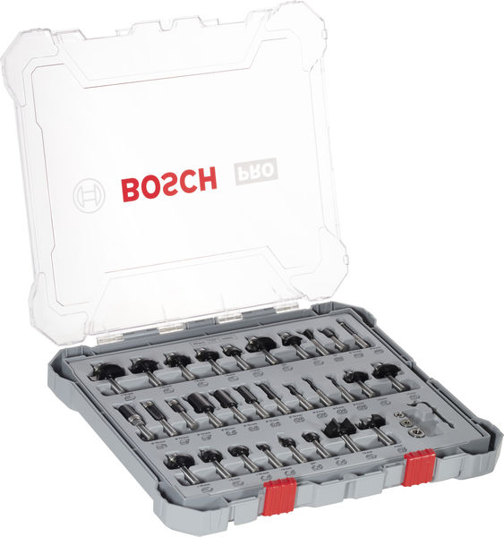 PRO Nutfräser- Set, gemischt, Schaft 8&nbsp;mm, 30-tlg Produktbild img2 L