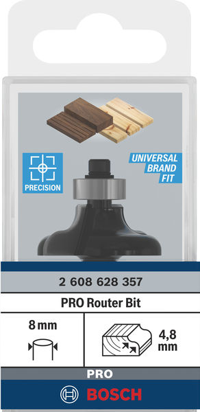 PRO Profilfräser, R&nbsp;4,8, Schaft 8&nbsp;mm Produktbild img3 L