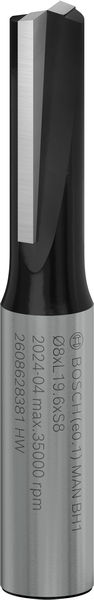 PRO Nutfräser, zweischneidig, Ø 8&nbsp;x&nbsp;L 19,6, Schaft 8&nbsp;mm Produktbild img1 L
