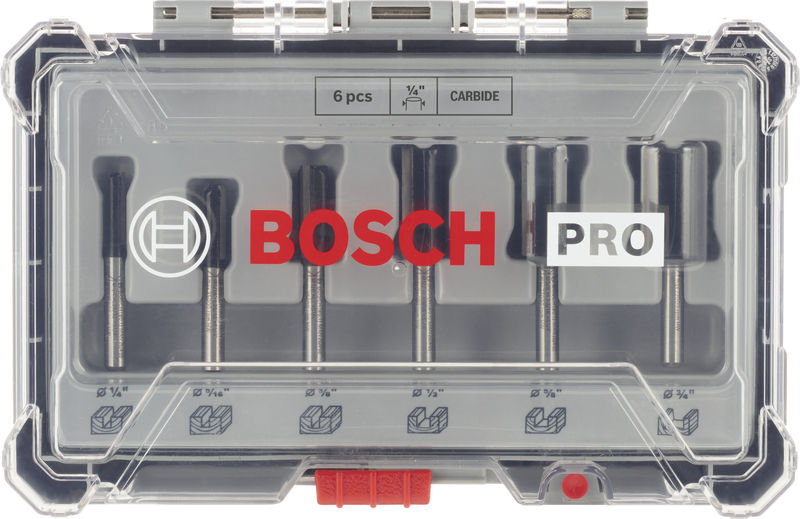 PRO Nutfräser-Set, Schaft 1/4", 6-tlg Produktbild img3 L
