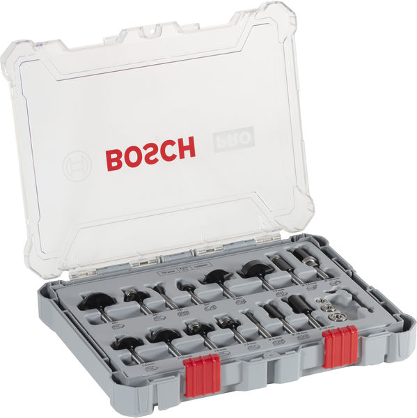 PRO Nutfräser-Set, gemischt, Schaft 6&nbsp;mm, 15-tlg Produktbild img2 L
