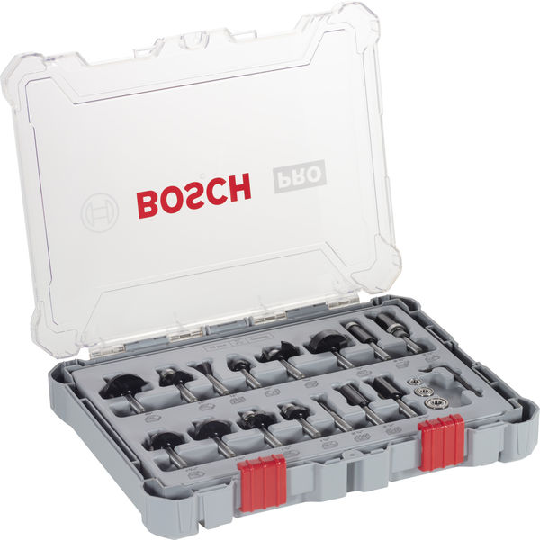 PRO Fräsersatz gemischt, Schaft 1/4", 15-tlg Produktbild img2 L
