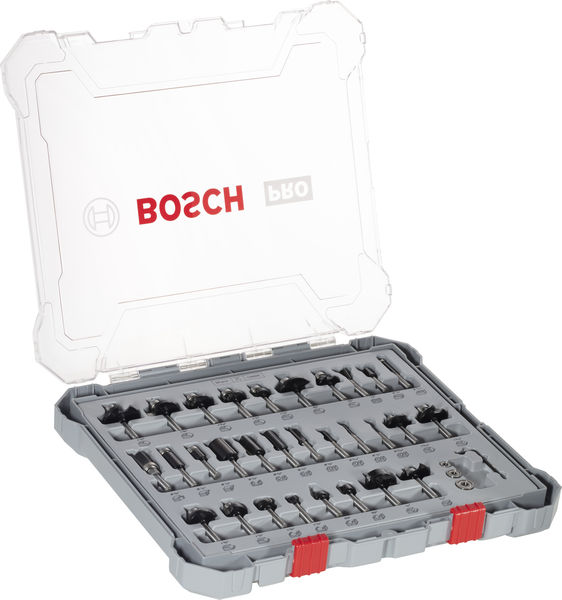 PRO Fräsersatz gemischt, Schaft 1/4", 30-tlg Produktbild img2 L