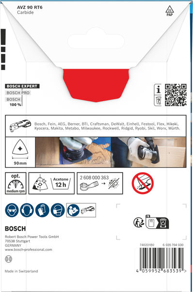 EXPERT AVZ 90 RT6 Schleifplatte, 90 mm Produktbild img3 L