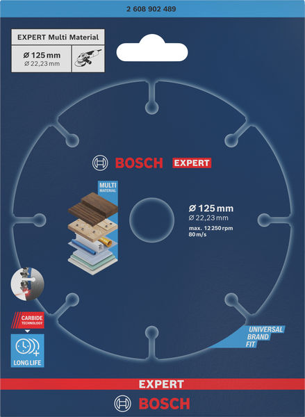 EXPERT&nbsp;Multi Material Carbide-Trennscheibe, 125&nbsp;x&nbsp;22,23&nbsp;mm Produktbild img2 L