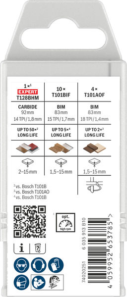 PRO&nbsp;Laminate Stichsägeblatt Set, 15-tlg. Produktbild img3 L