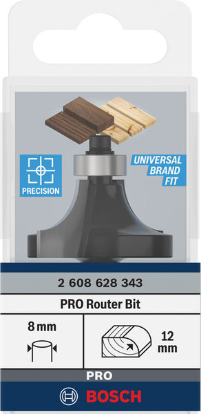 PRO Abrundfräser, R 12, Schaft 8&nbsp;mm Produktbild img3 L