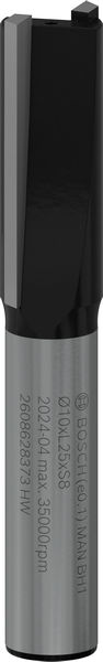 PRO Nutfräser, zweischneidig, Ø 10&nbsp;x&nbsp;L 25, Schaft 8&nbsp;mm Produktbild img1 L