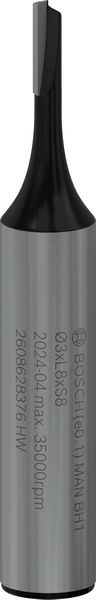 PRO Nutfräser, einschneidig, Ø 3&nbsp;x&nbsp;L 8, Schaft 8&nbsp;mm Produktbild img1 L