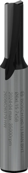 PRO Nutfräser, zweischneidig, Ø 6&nbsp;x&nbsp;L 15,7, Schaft 8&nbsp;mm Produktbild img1 L