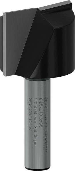 PRO Nutfräser, zweischneidig, Ø 25&nbsp;x&nbsp;L 19,6, Schaft 8&nbsp;mm Produktbild img1 L