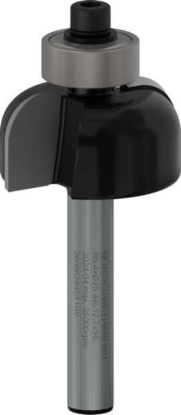 PRO Hohlkehlfräser, R&nbsp;6,4, Schaft 6&nbsp;mm Produktbild img1 L
