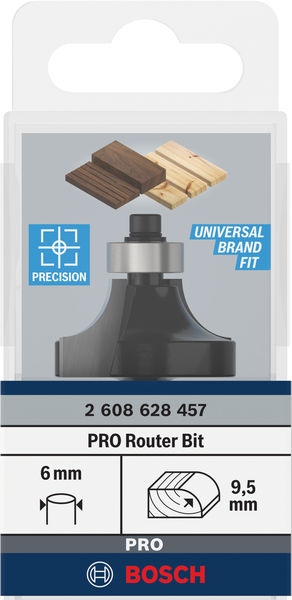 PRO Abrundfräser, R 9,5, Schaft 6&nbsp;mm Produktbild img3 L