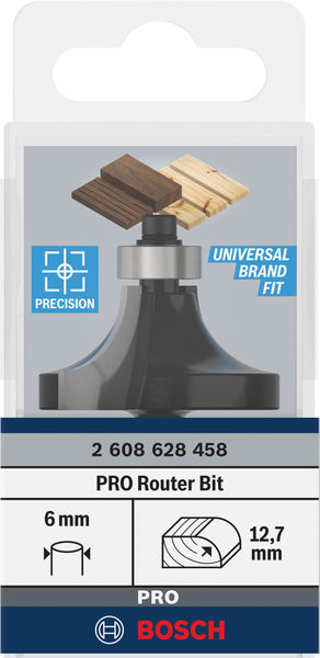 PRO Abrundfräser, R 12,7, Schaft 6&nbsp;mm Produktbild img3 L