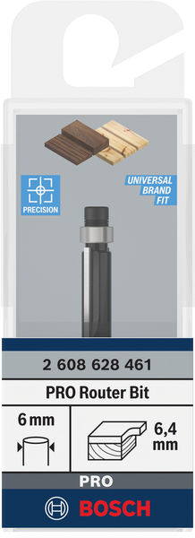 PRO Bündigfräser mit untenlieg. Führungskugellager, Ø 6,4&nbsp;x&nbsp;L 16,2, Schaft 6&nbsp;mm Produktbild img3 L