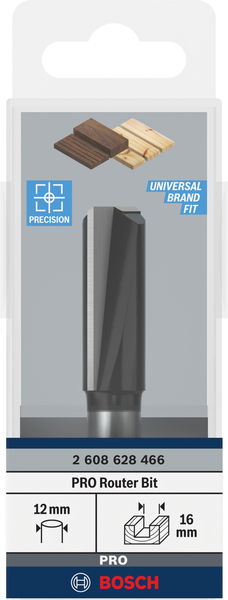 PRO Nutfräser, zweischneidig, Ø 16 x L 40, Schaft 12 mm Produktbild img3 L