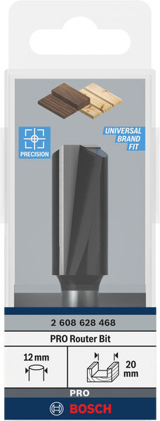 PRO Nutfräser, zweischneidig, Ø 20&nbsp;x&nbsp;L 40, Schaft 12&nbsp;mm Produktbild img3 L