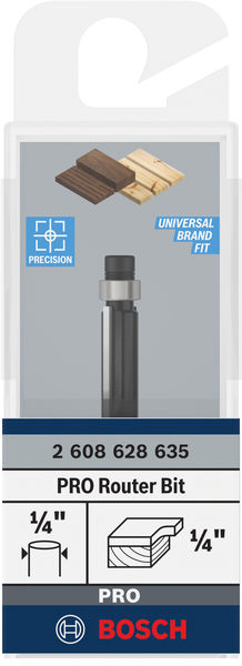 PRO Bündigfräser mit untenlieg. Führungskugellager, Ø 1/4"xL 21/32", Schaft 1/4" Produktbild img3 L