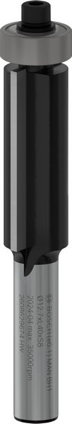 PRO Bündigfräser mit untenliegendem Führungskugellager,  Ø12,7&nbsp;xL40, Schaft 8&nbsp;mm Produktbild img1 L