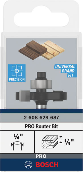 PRO Nutfräser, L 1/4", Schaft 1/4" Produktbild img3 L