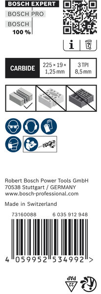 EXPERT S1141HM Aerated Concrete Säbelsägeblatt, 10-tlg. Produktbild img3 L