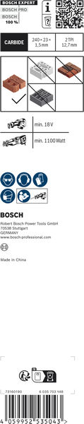 EXPERT S1543HM Hollow Brick Säbelsägeblatt Produktbild img3 L
