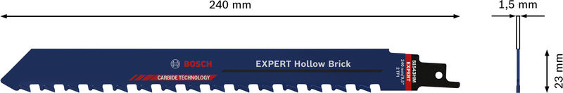 EXPERT S1543HM Hollow Brick Säbelsägeblatt, 10-tlg. Produktbild img4 L