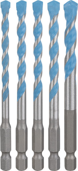 EXPERT HEX-9 Multi Construction Bohrer-Set, D= 5,5 / 6 / 6 / 7 / 8 mm, 5-tlg. Produktbild img1 L