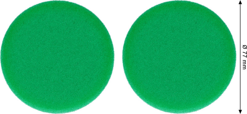 Polierschwamm, 77 mm, geschnitten, 2 Stk Produktbild img5 L