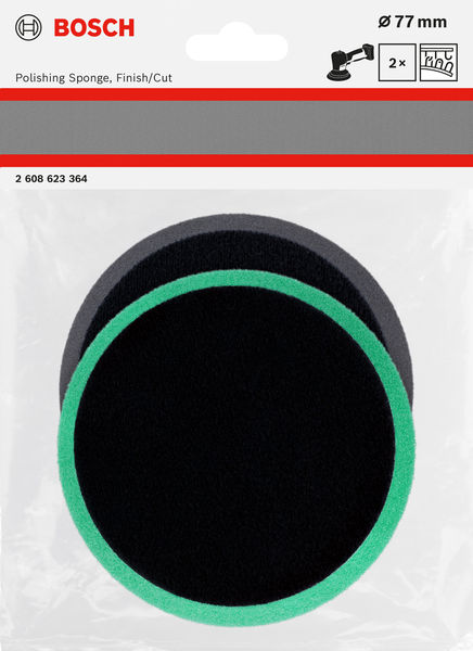 Polierschwamm-Set, 77&nbsp;mm, 2-tlg Produktbild img3 L