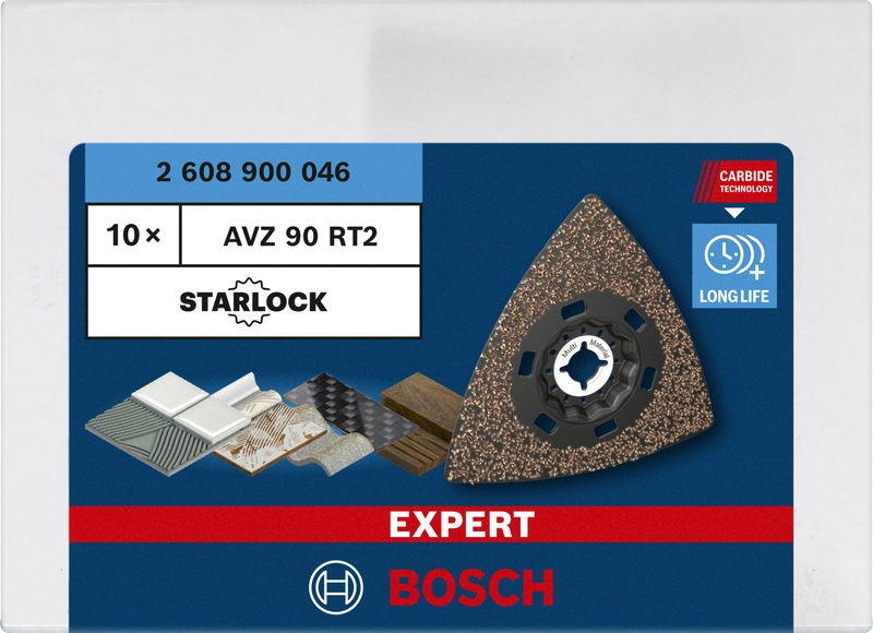 EXPERT AVZ 90 RT2 Schleifplatte für Multifunktionswerkzeuge, 90 mm, 10-tlg. Produktbild img3 L