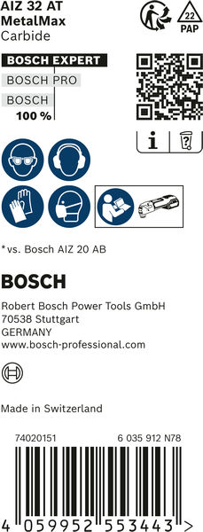 Expert MetalMax AIZ 32 AIT Blatt für Multifunktionswerkzeuge, 40x32&nbsp;mm, 10&nbsp;Stk. Produktbild img3 L