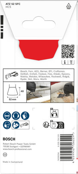 ATZ 52 SFC Multi Material Tauchsägeblatt, Starlock, 52 x 40 mm Produktbild img4 L