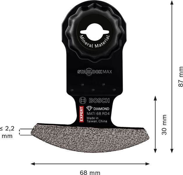 EXPERT MATI 68 RD4 Corner Blade, 68 x 30 mm Produktbild img4 L