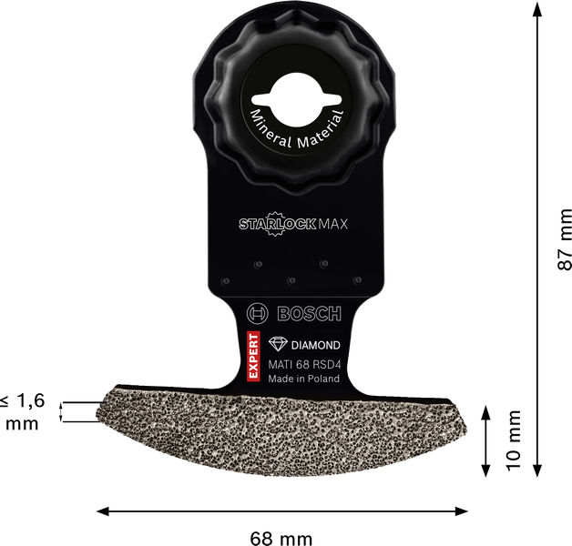 EXPERT MATI 68 RSD4 Corner Blade, 68 x 10 mm Produktbild img4 L