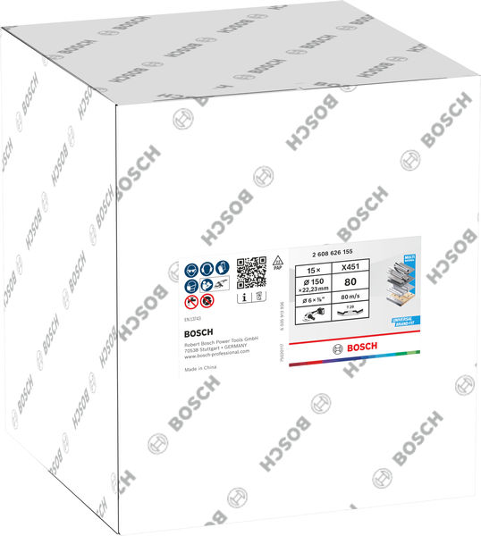 X451 Fächerschleifscheibe, 150 x 22,23&nbsp;mm, K80, Z29, 15-tlg Produktbild img4 L